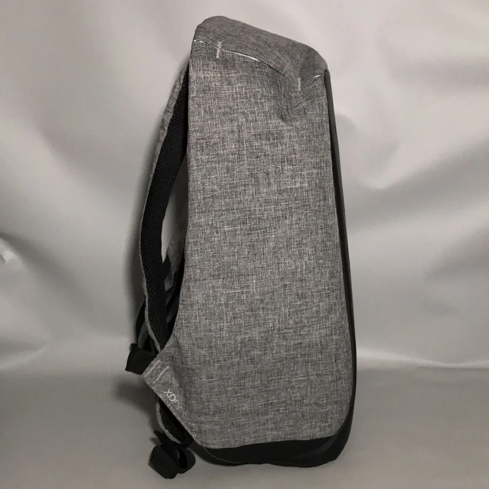 Xd Design Bobby Original Anti Theft Backpack Grey and Black Colors